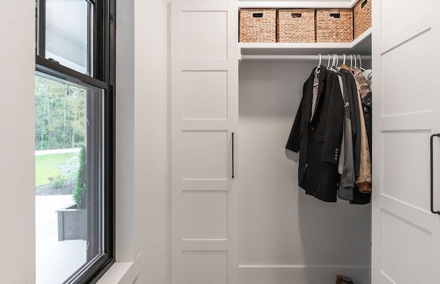 view of closet