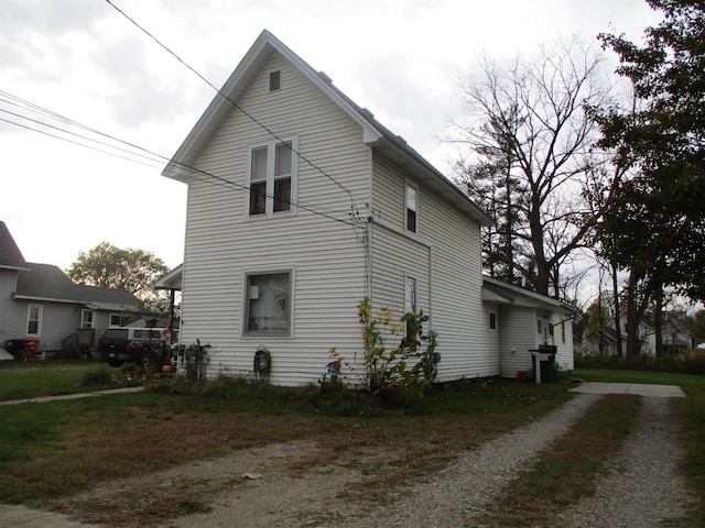 view of home's exterior