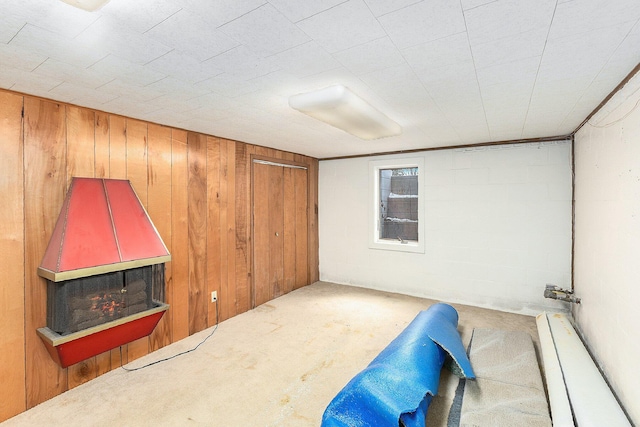 2399 S Cleveland Ave, Saint Joseph, MI 49085 - finished basement featuring wood walls