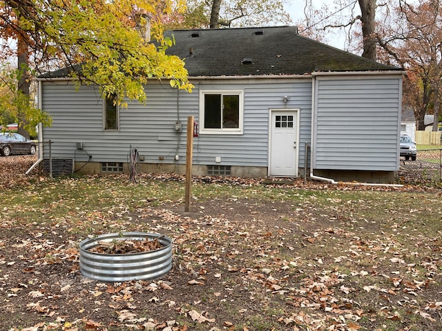 view of rear view of house