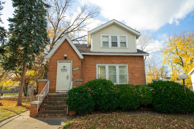 view of front of home