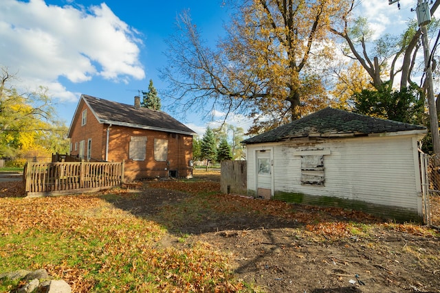 view of side of home