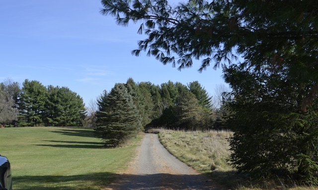 view of road