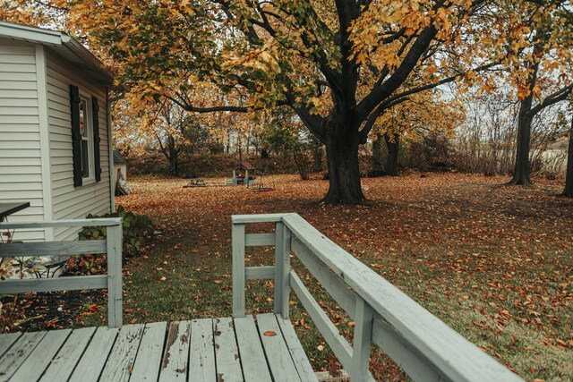 317 Maiden Ln, Saint Joseph, MI 49085 - view of wooden deck