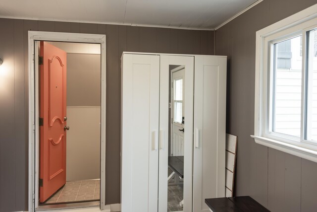 317 Maiden Ln, Saint Joseph, MI 49085 - corridor featuring plenty of natural light and crown molding