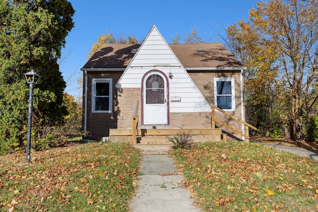 view of front of home