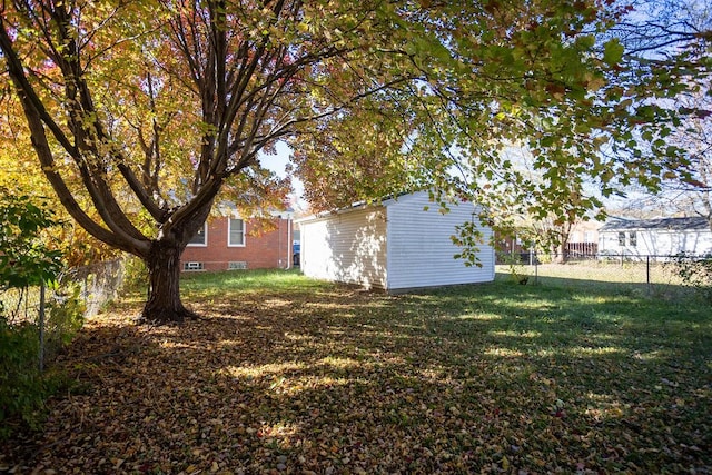 19007 Roscommon St, Harper Woods, MI 48225 - view of yard with an outbuilding