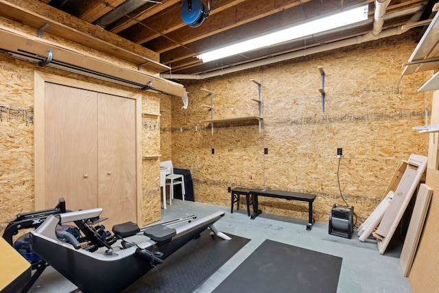 view of workout room