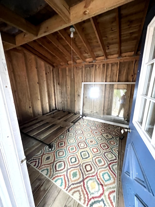 view of storage room