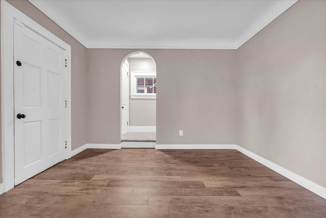 entrance foyer featuring hardwood / wood-style floors