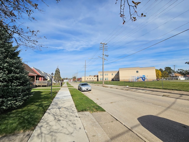 view of road