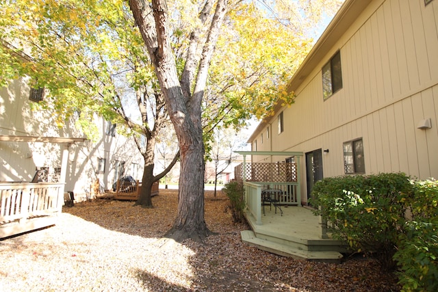 40831 Highpointe Dr, Clinton Township, MI 48038 - view of yard featuring a deck