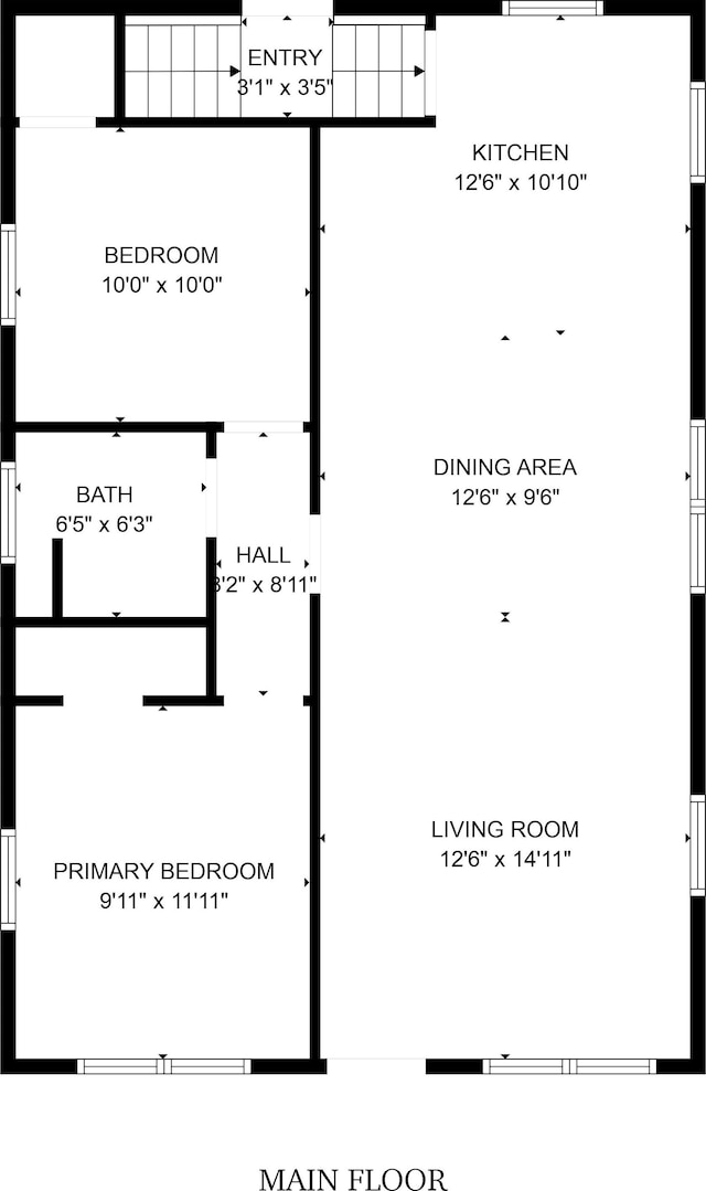 2552 Beals St, Detroit, MI 48214 - property floor plan
