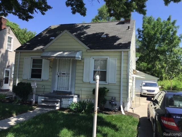 bungalow with a garage