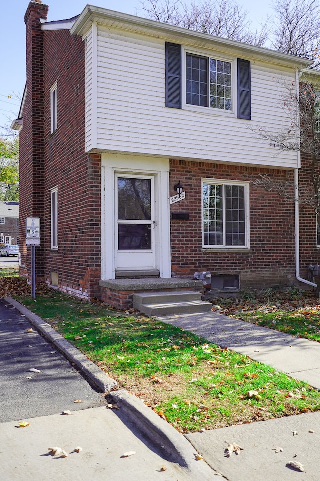 view of front of property