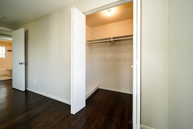 view of closet