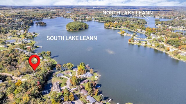 10560 Plaza Ct, Jerome, MI 49249 - view of property location with a nearby body of water