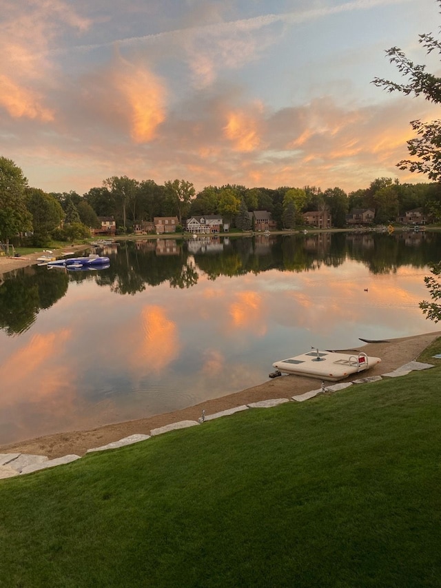 property view of water