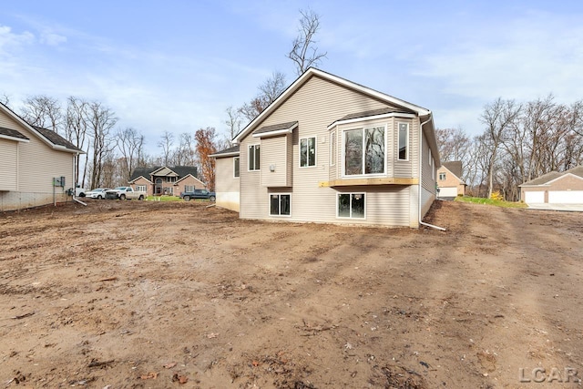 view of rear view of property