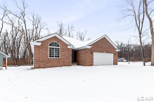 ranch-style house with a garage