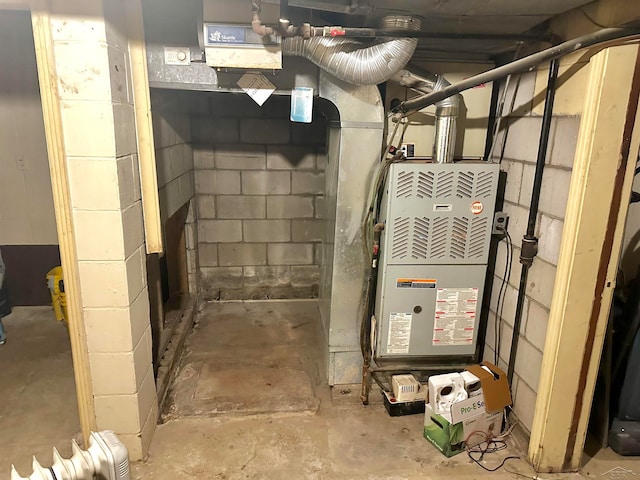 view of utility room