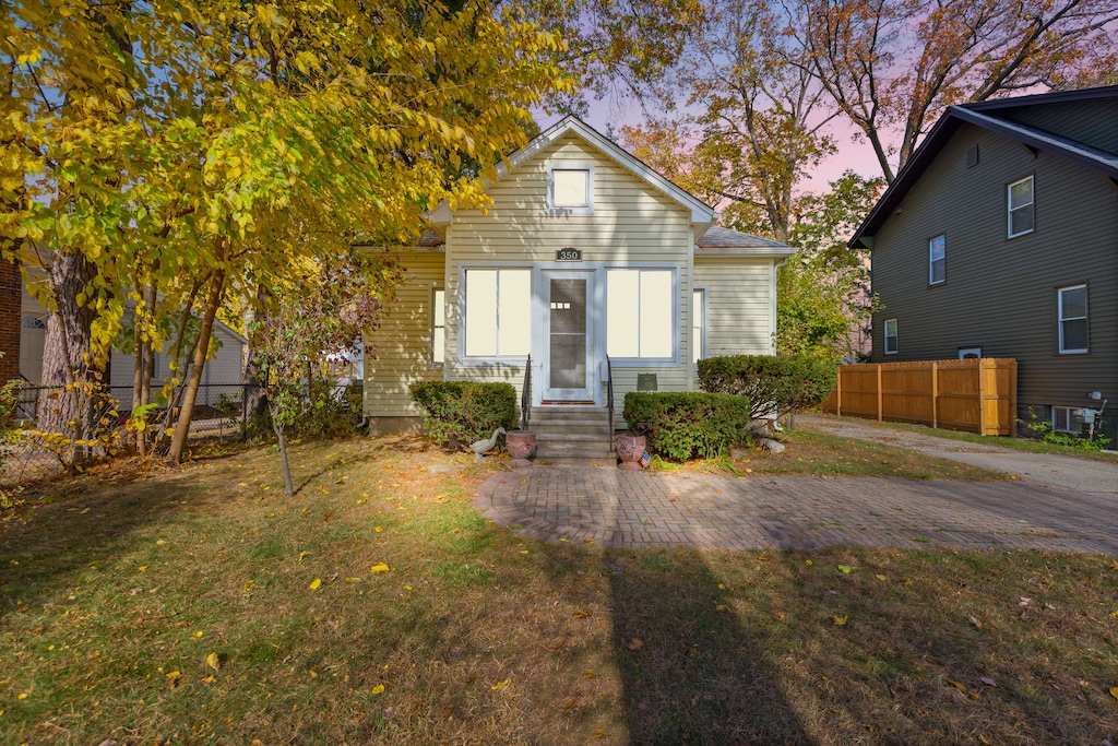 bungalow with a yard