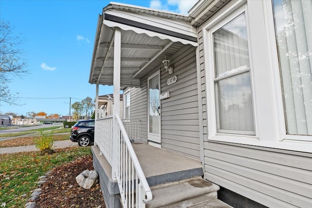 view of entrance to property