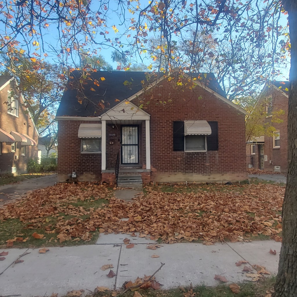 view of bungalow