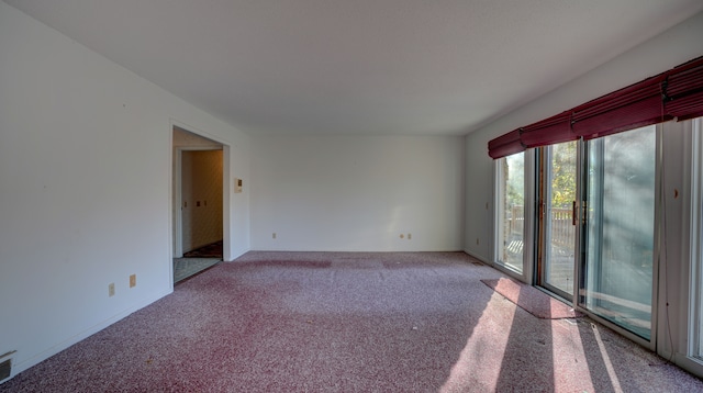 spare room featuring carpet