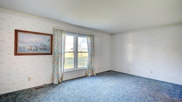 empty room with carpet flooring