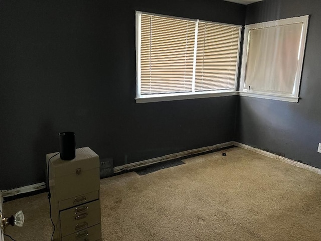 empty room featuring carpet