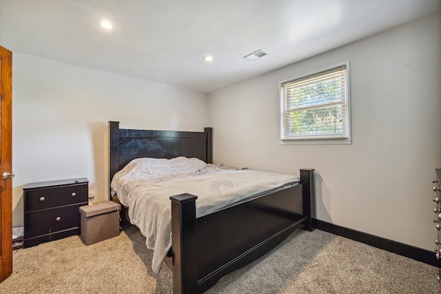 bedroom featuring carpet floors