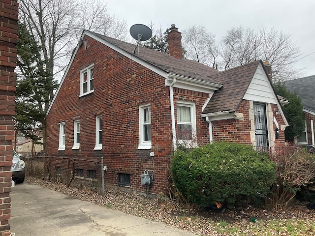 view of side of home