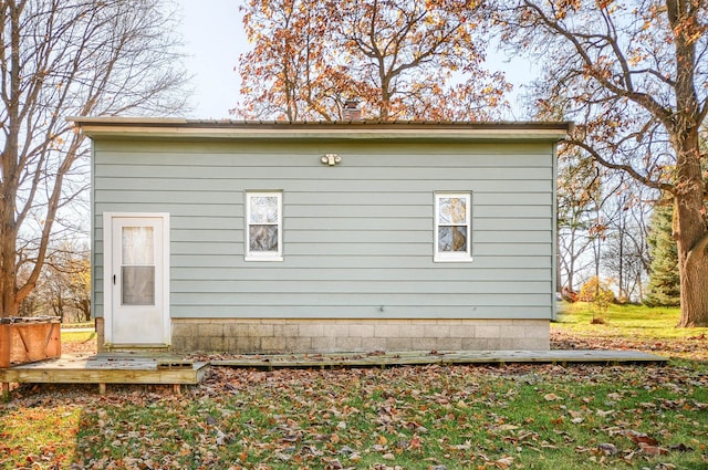 view of side of property