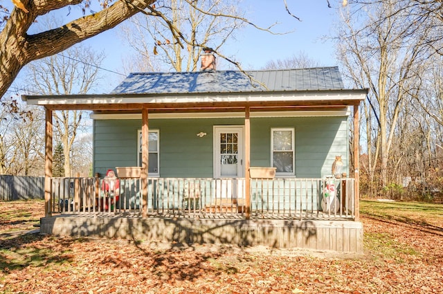 view of bungalow-style home