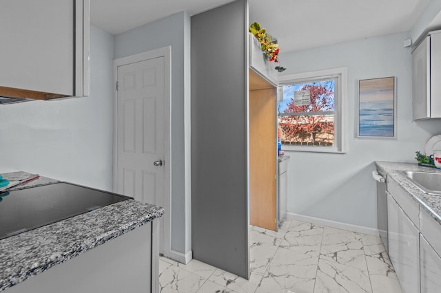 kitchen with stainless steel dishwasher