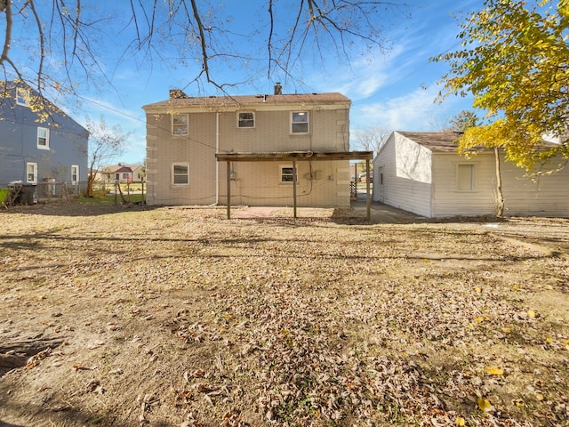 view of rear view of house