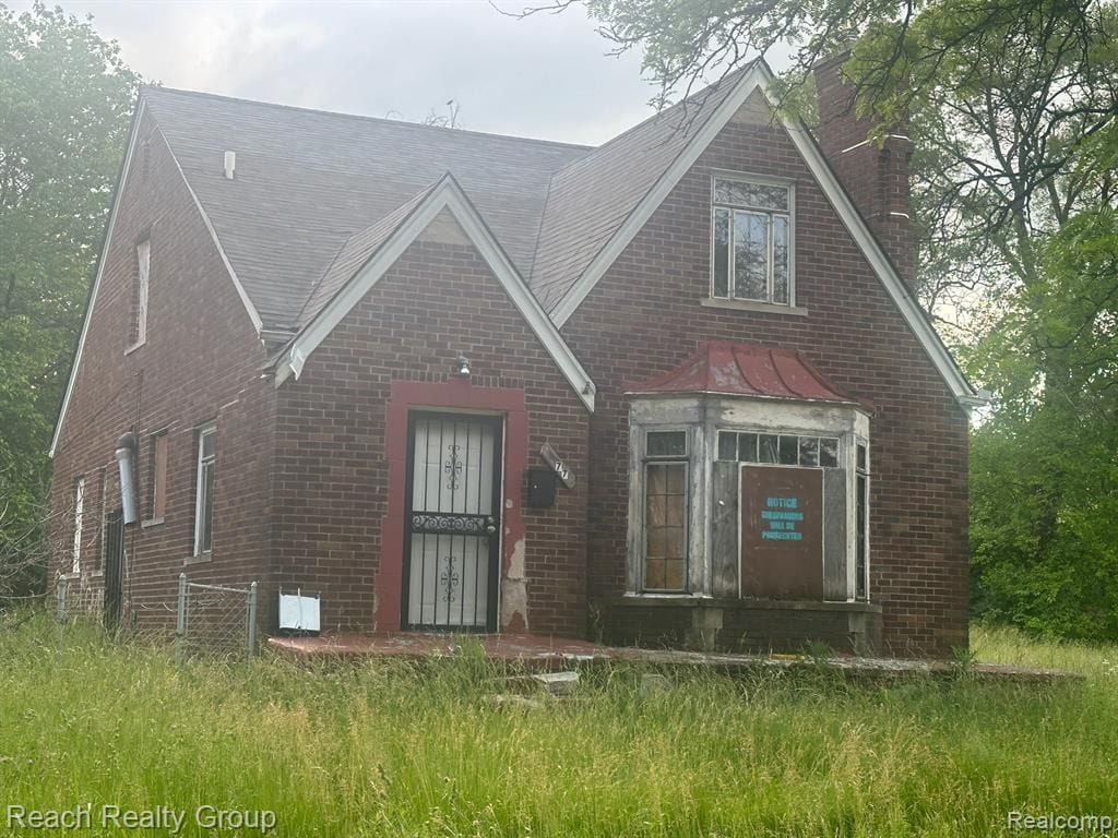 view of english style home