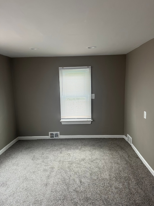 spare room featuring carpet