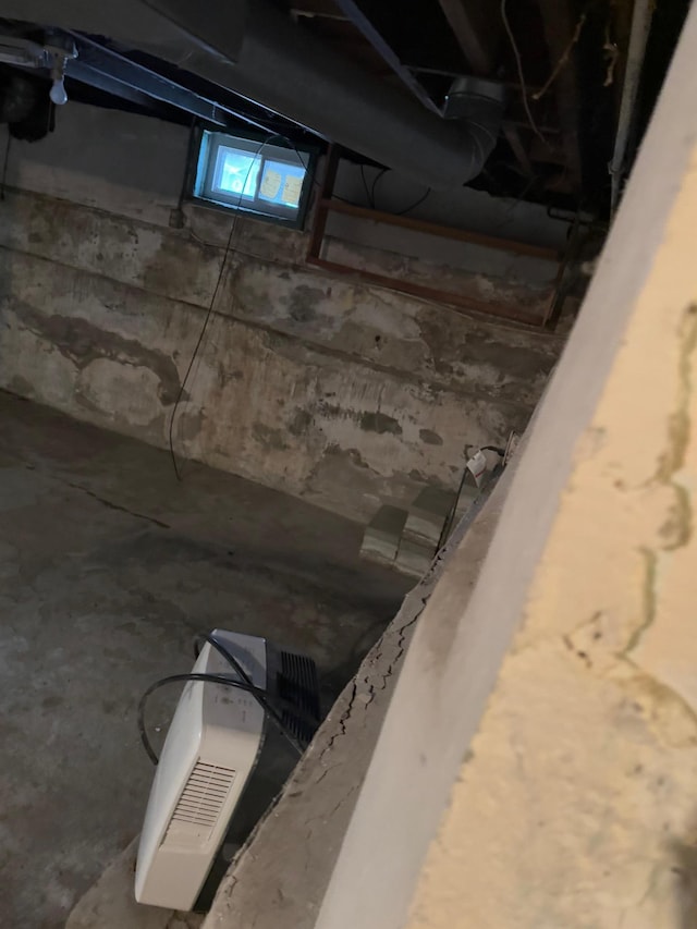 view of basement