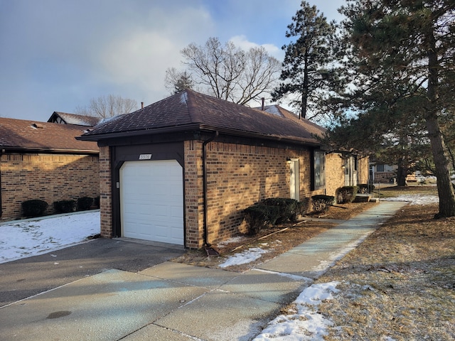 view of side of property