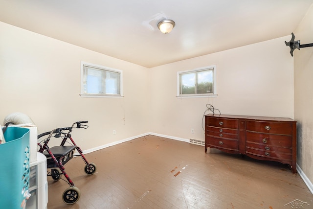 interior space featuring hardwood / wood-style floors