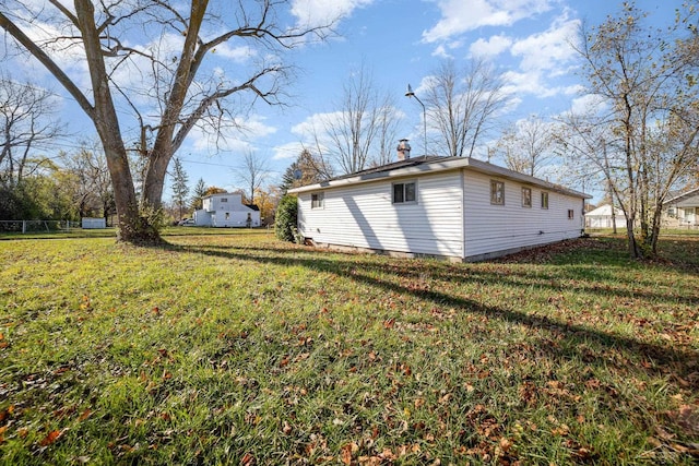 exterior space featuring a yard