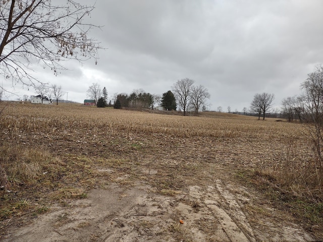 view of landscape featuring a rural view