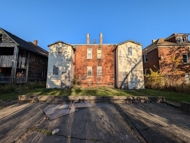 view of back of property