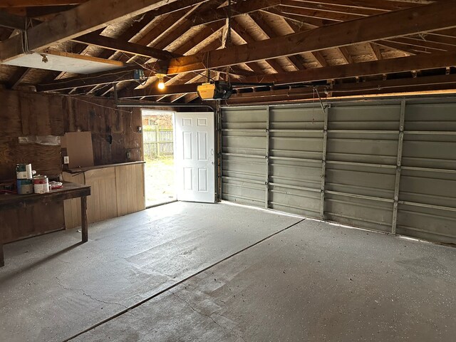 25741 Champaign St, Taylor, MI 48180 - garage with wooden walls