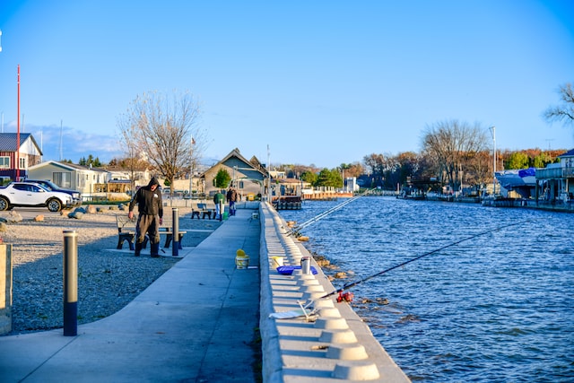 view of home's community featuring a water view