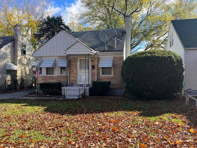 view of bungalow-style home