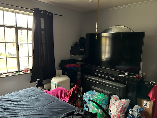 12644 Corbett St, Detroit, MI 48213 - bedroom featuring multiple windows and crown molding
