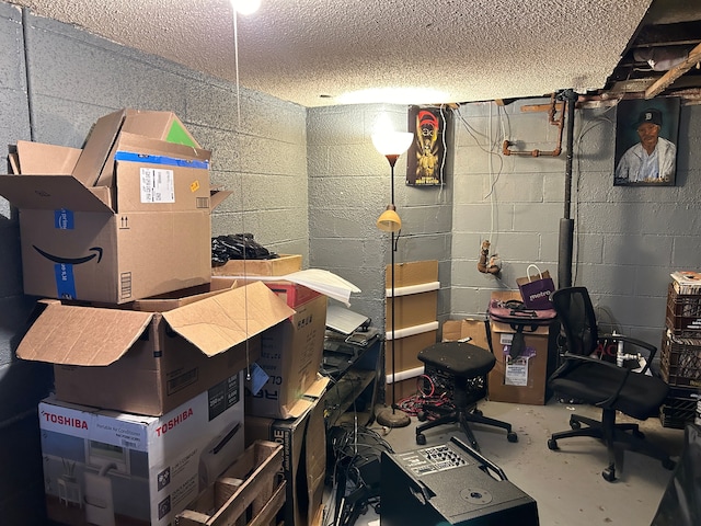 view of storage room